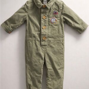 Indigo Baby Boilersuit - 12-18 months